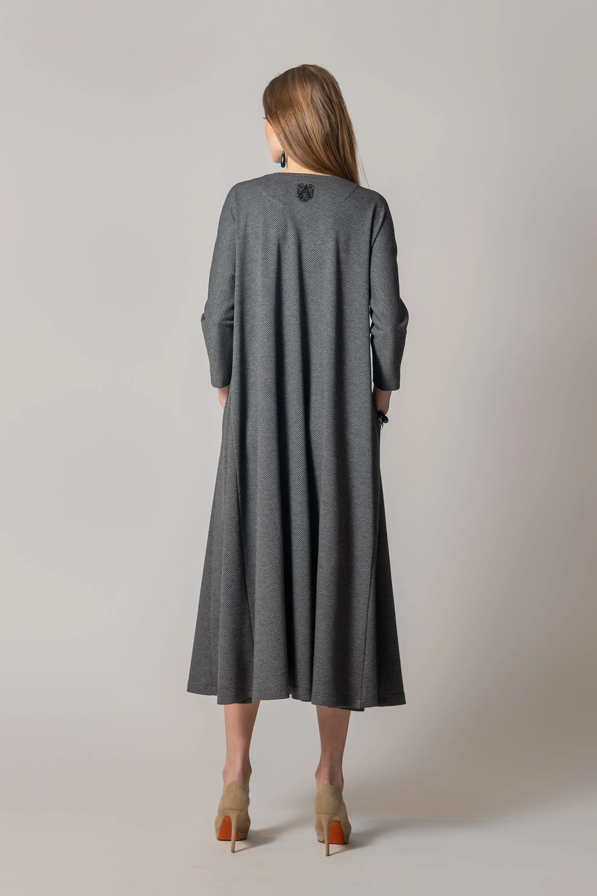 Dress "ALLEGRO MIDI SP" / Merino Wool & Cotton Jersey by Loro Piana