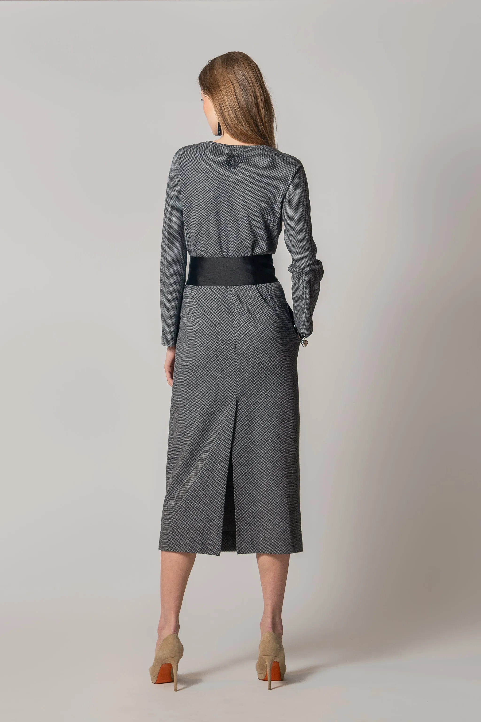 Dress "LOLA QUEENS SP" / Merino Wool & Cotton Jersey by Loro Piana