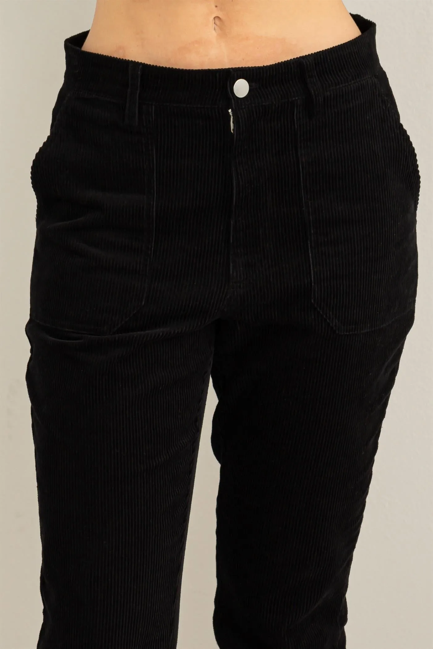 DZ23G482-Corduroy Flare Pants