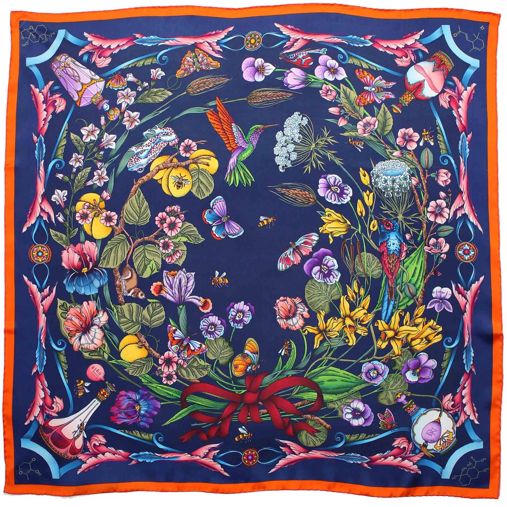 Edens Garden Blue Scarf