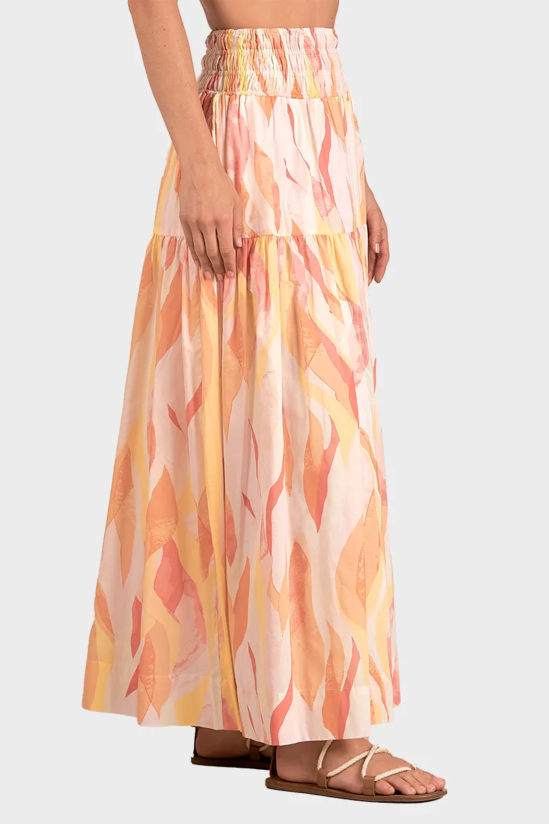 Elan Print Maxi Skirt