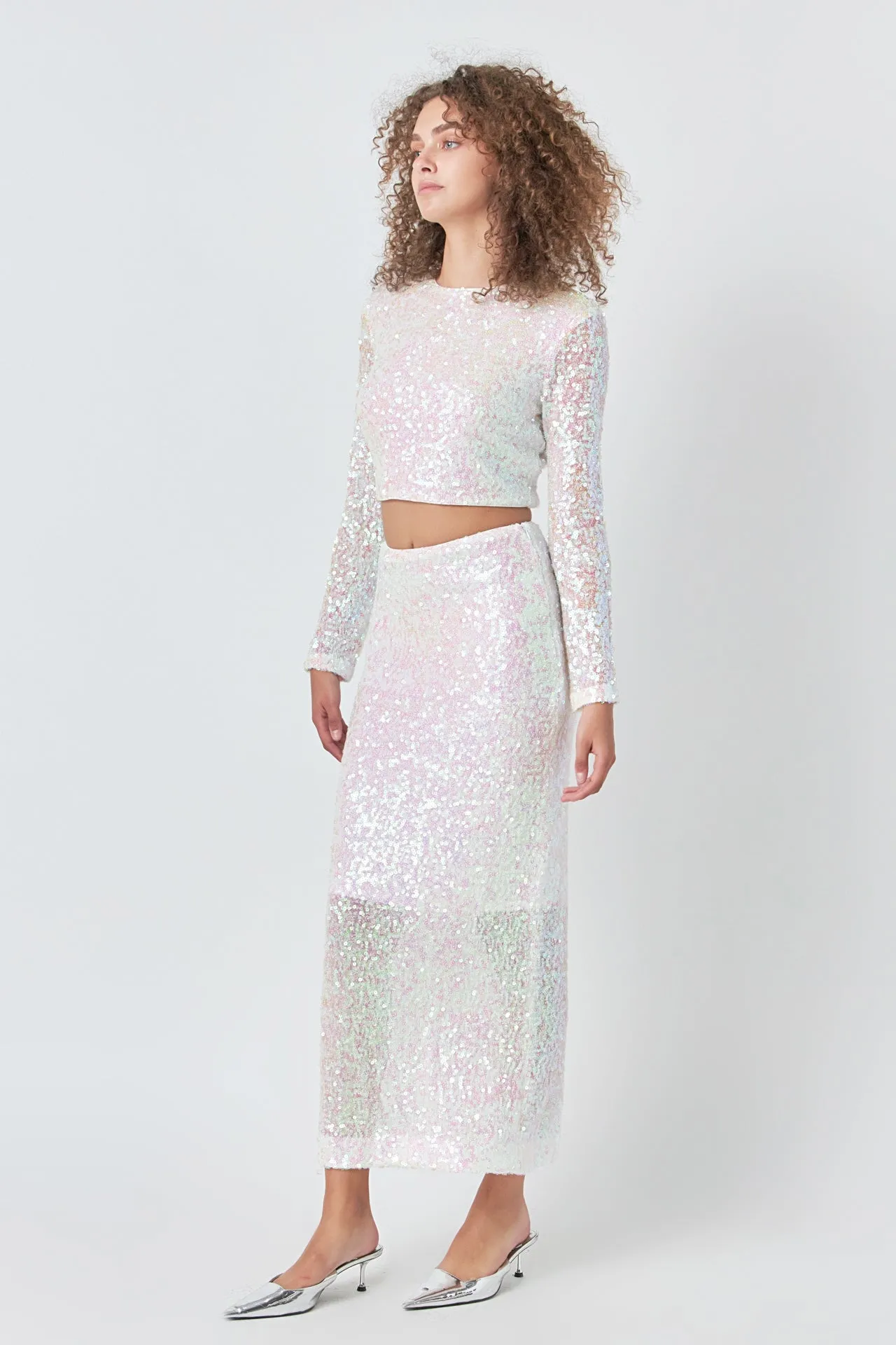 Endless Rose - Sequins Maxi Skirt