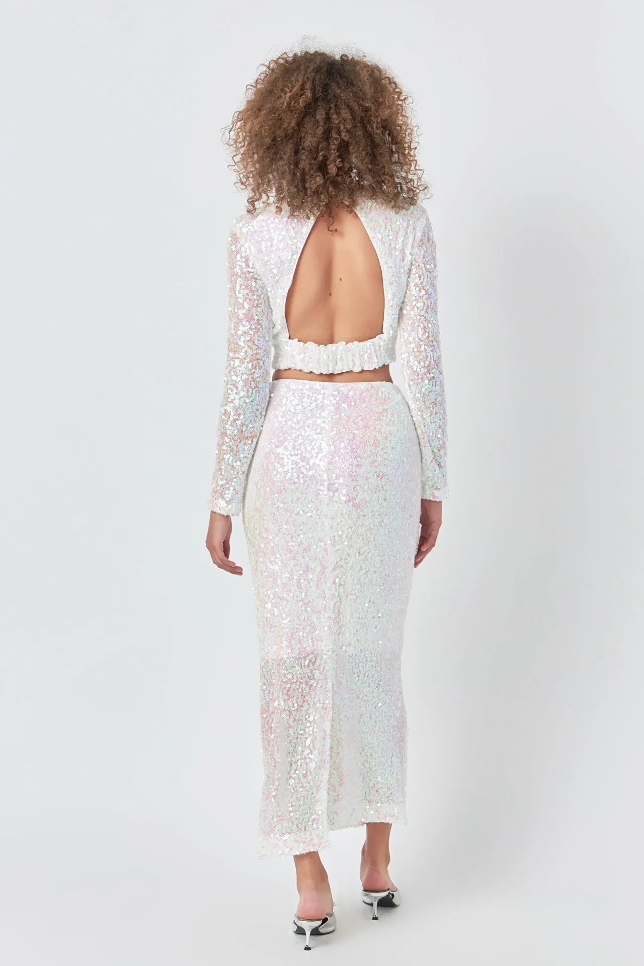 Endless Rose - Sequins Maxi Skirt