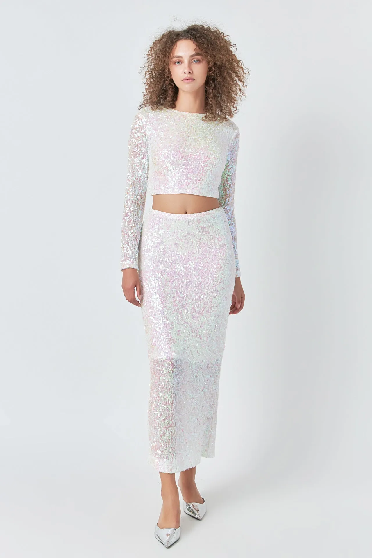 Endless Rose - Sequins Maxi Skirt