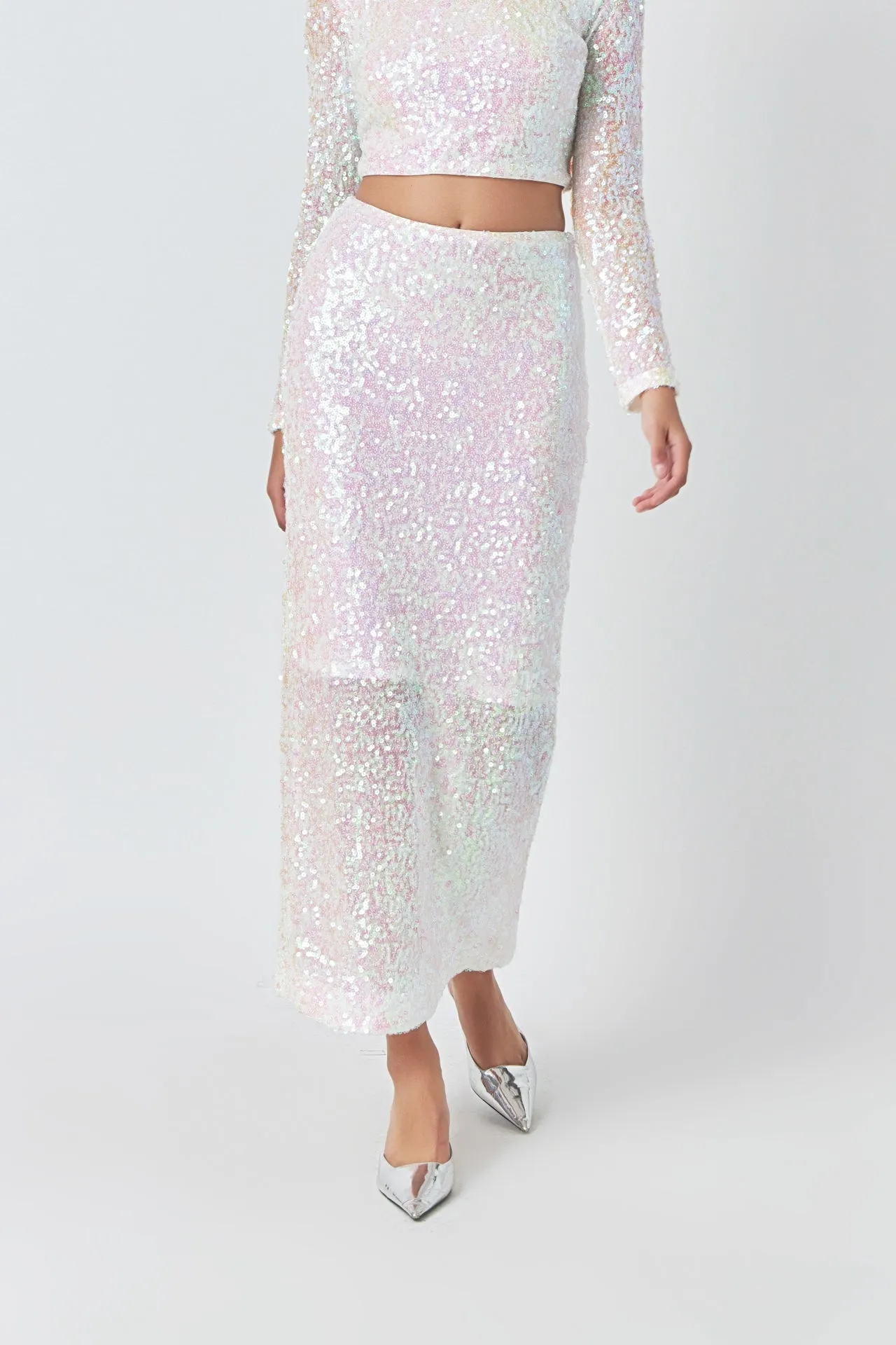 Endless Rose - Sequins Maxi Skirt