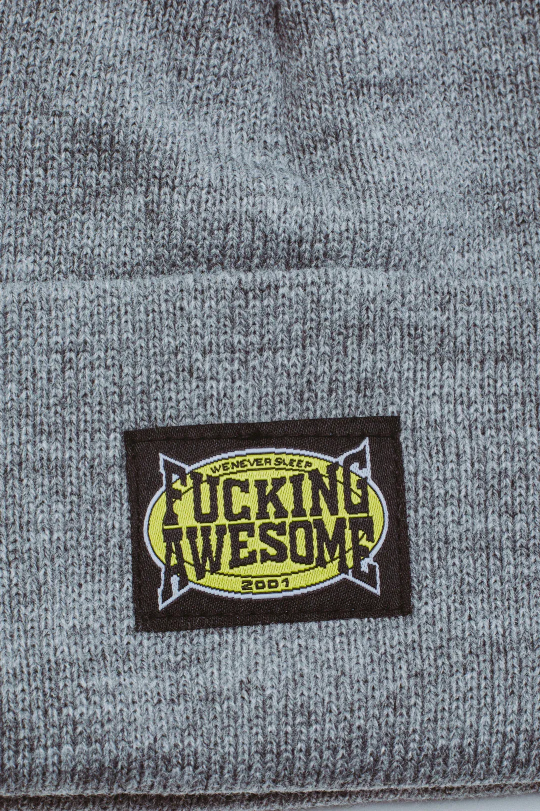 FA AWESOME KO CUFF BEANIE GREY