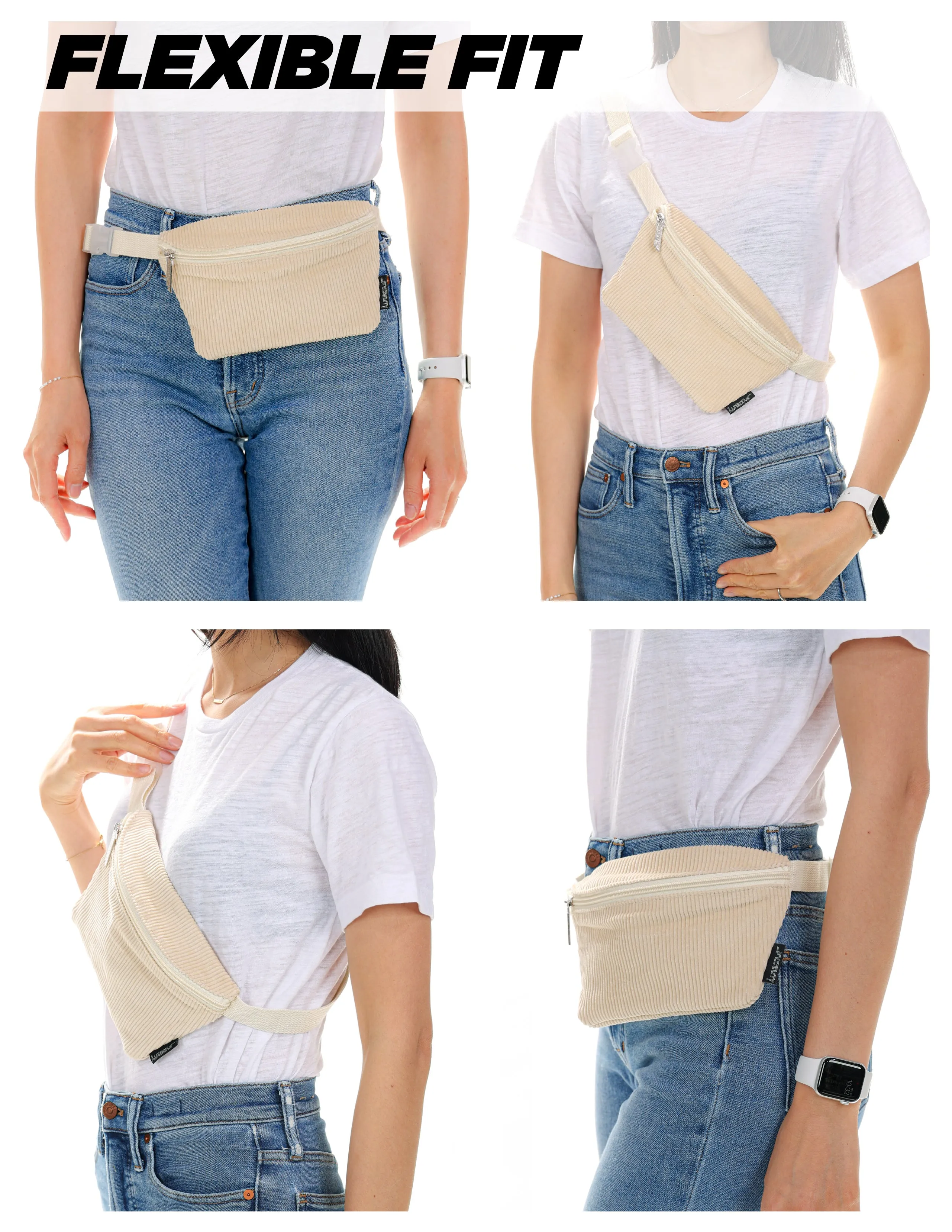 Fanny Pack | Slim | Corduroy Camel