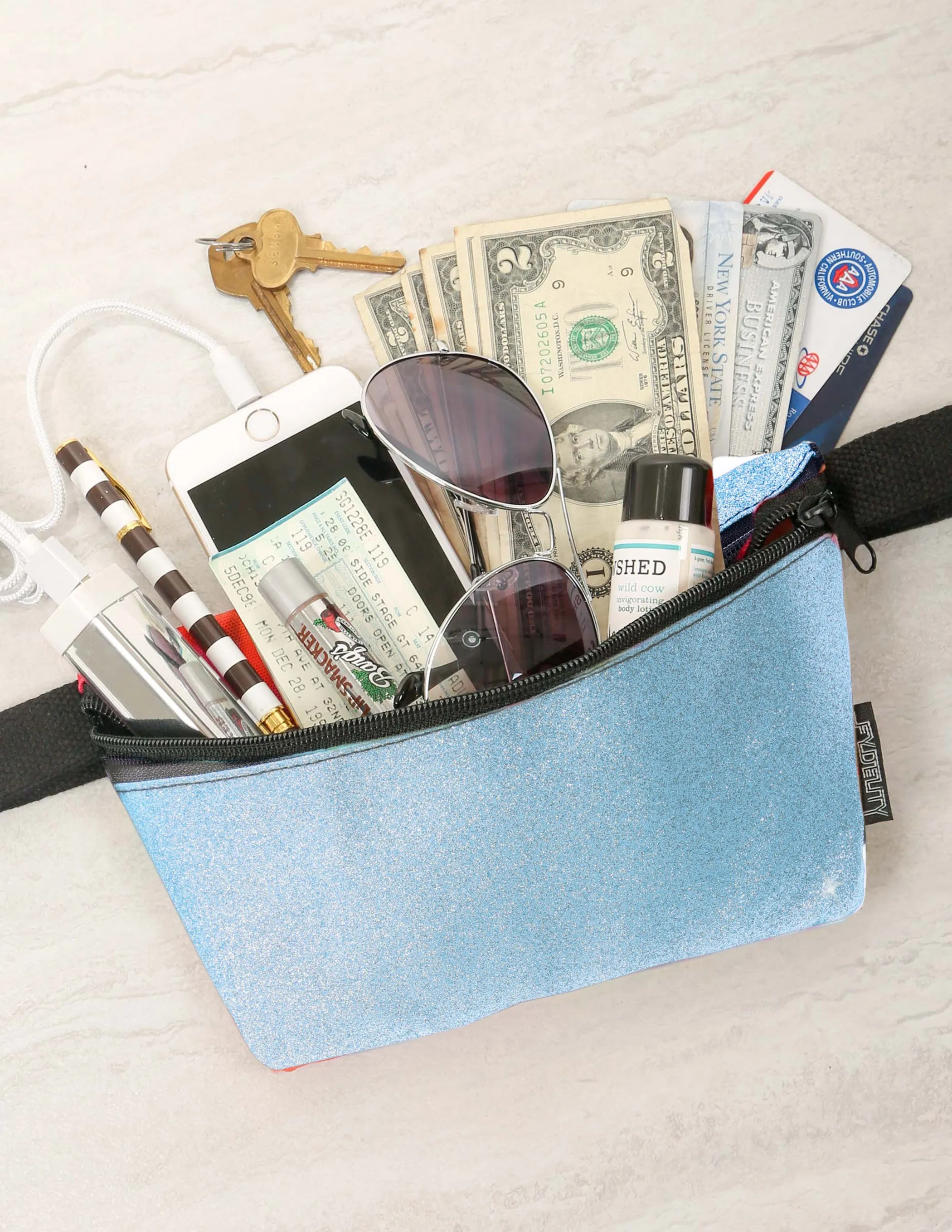 Fanny Pack | Slim | DAZZLER Baby Blue