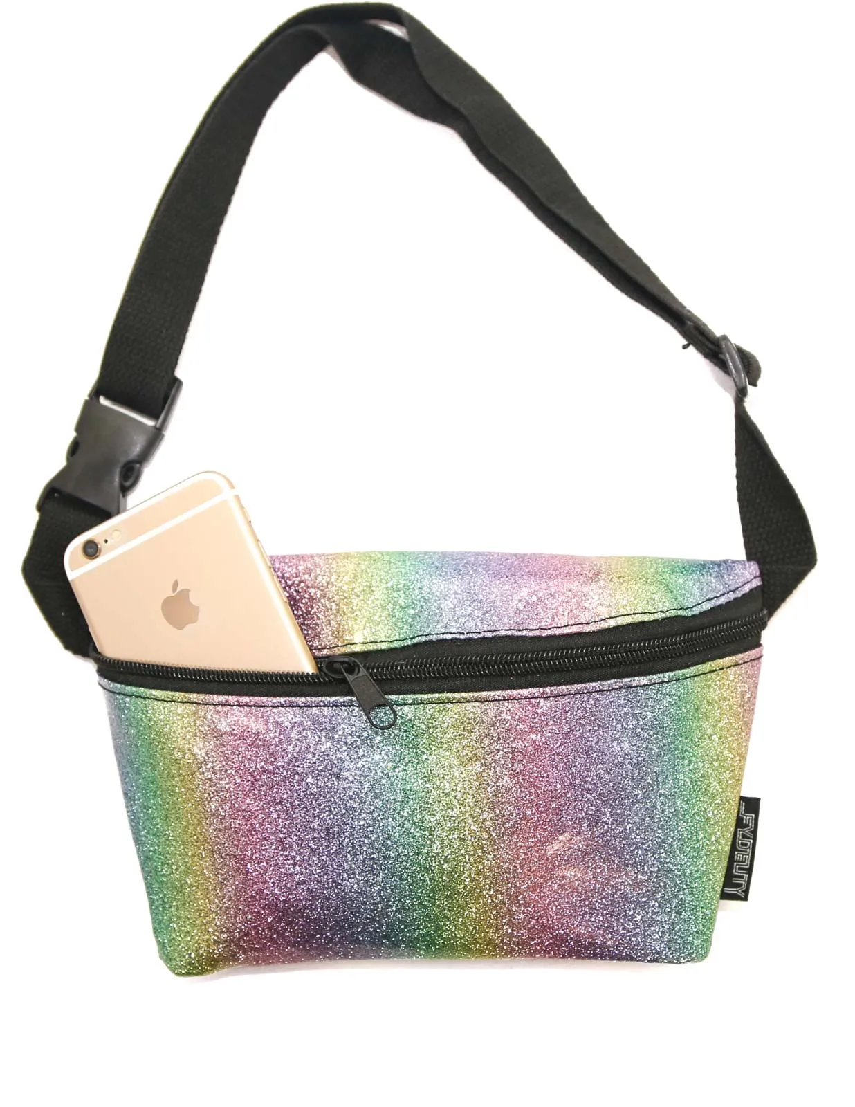 Fanny Pack | Slim |DAZZLER Rainbow Glitter