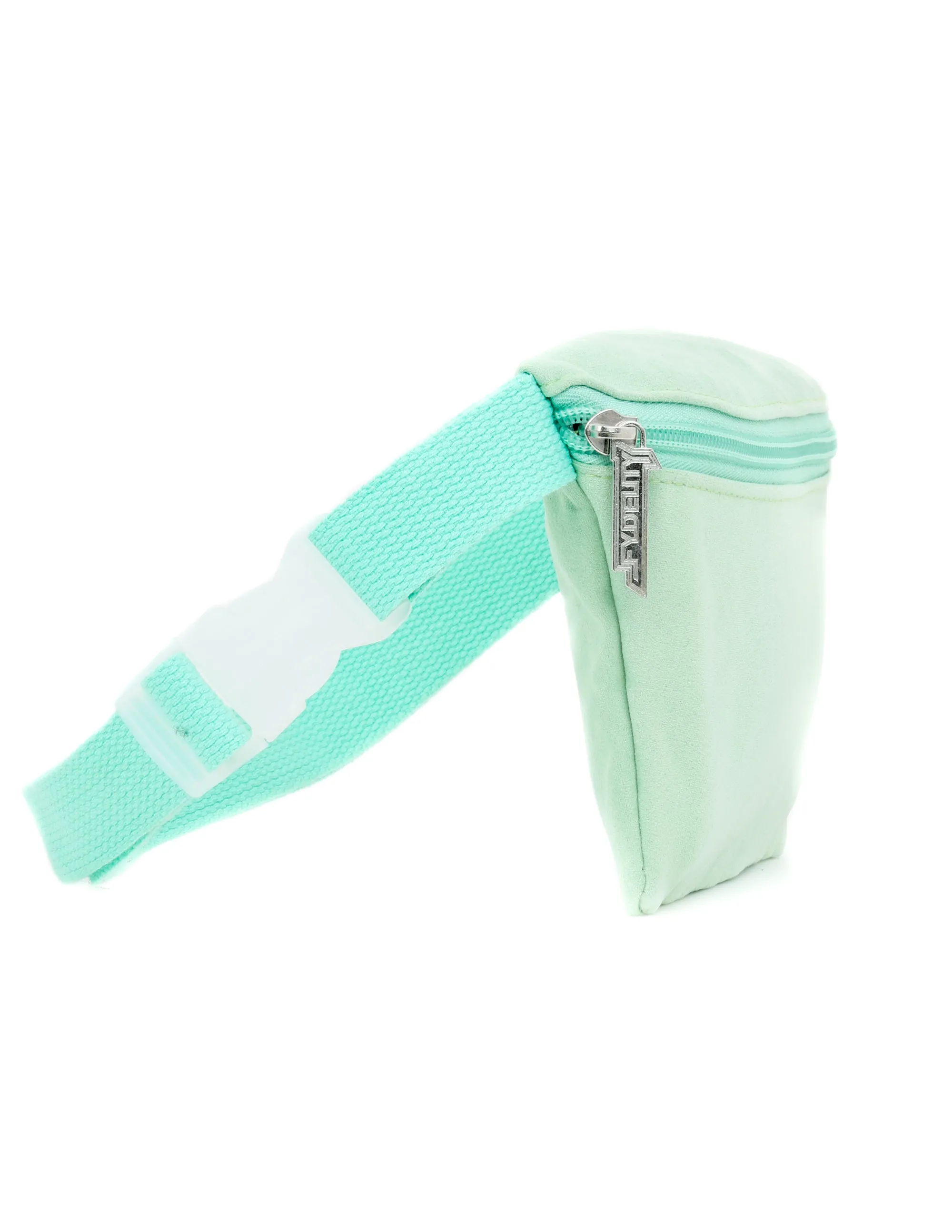 Fanny Pack | Slim | Faux Suede Aquamarine