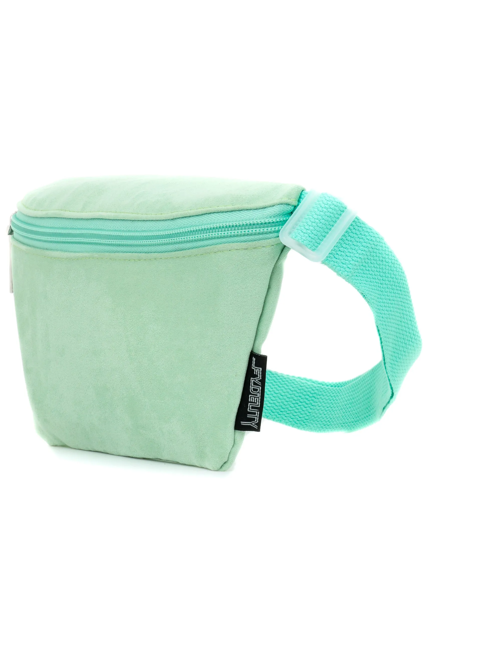 Fanny Pack | Slim | Faux Suede Aquamarine