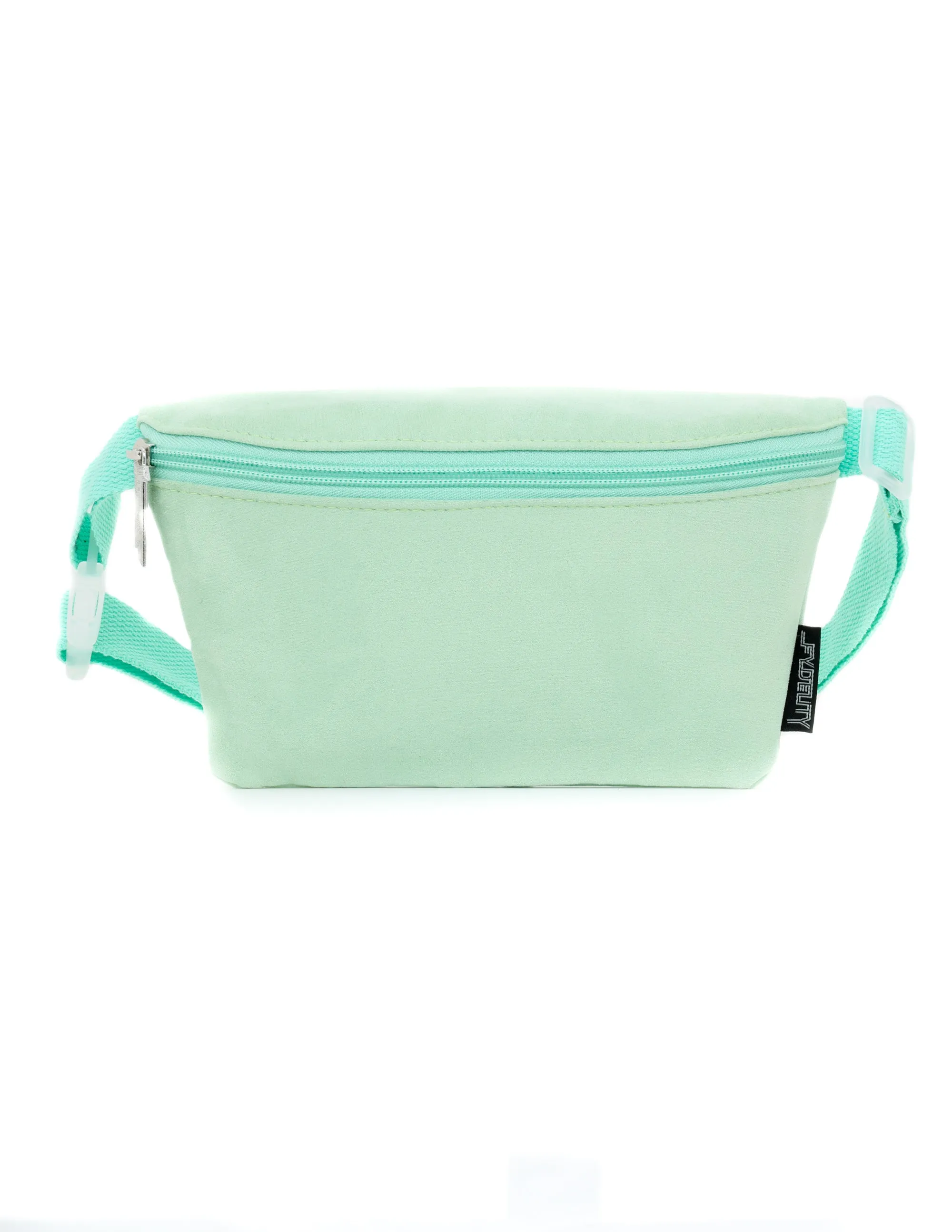 Fanny Pack | Slim | Faux Suede Aquamarine