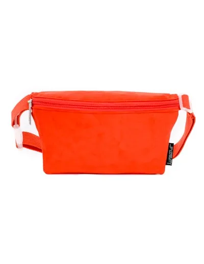 Fanny Pack | Slim | Faux Suede Orange