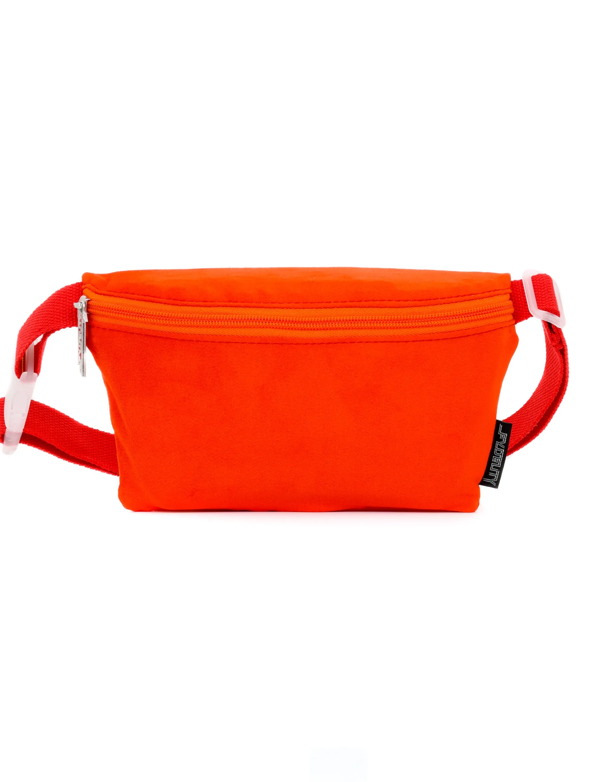 Fanny Pack | Slim | Faux Suede Orange