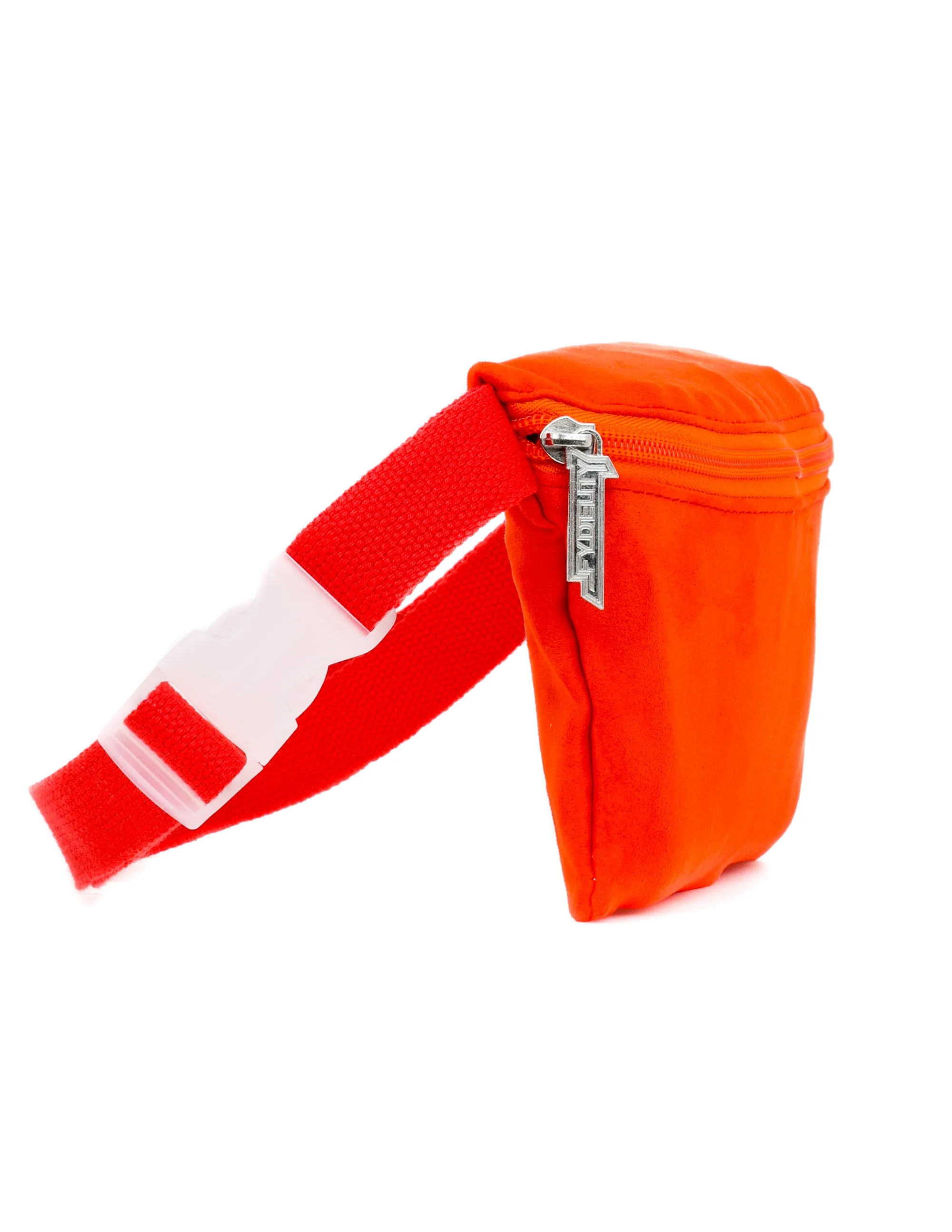 Fanny Pack | Slim | Faux Suede Orange