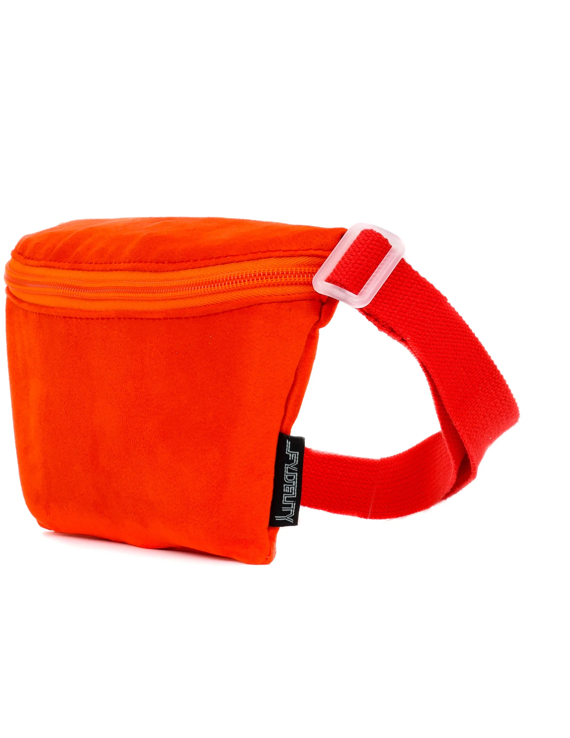 Fanny Pack | Slim | Faux Suede Orange