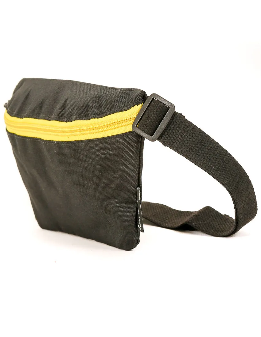 Fanny Pack | Slim |GAME DAY Black & Yellow