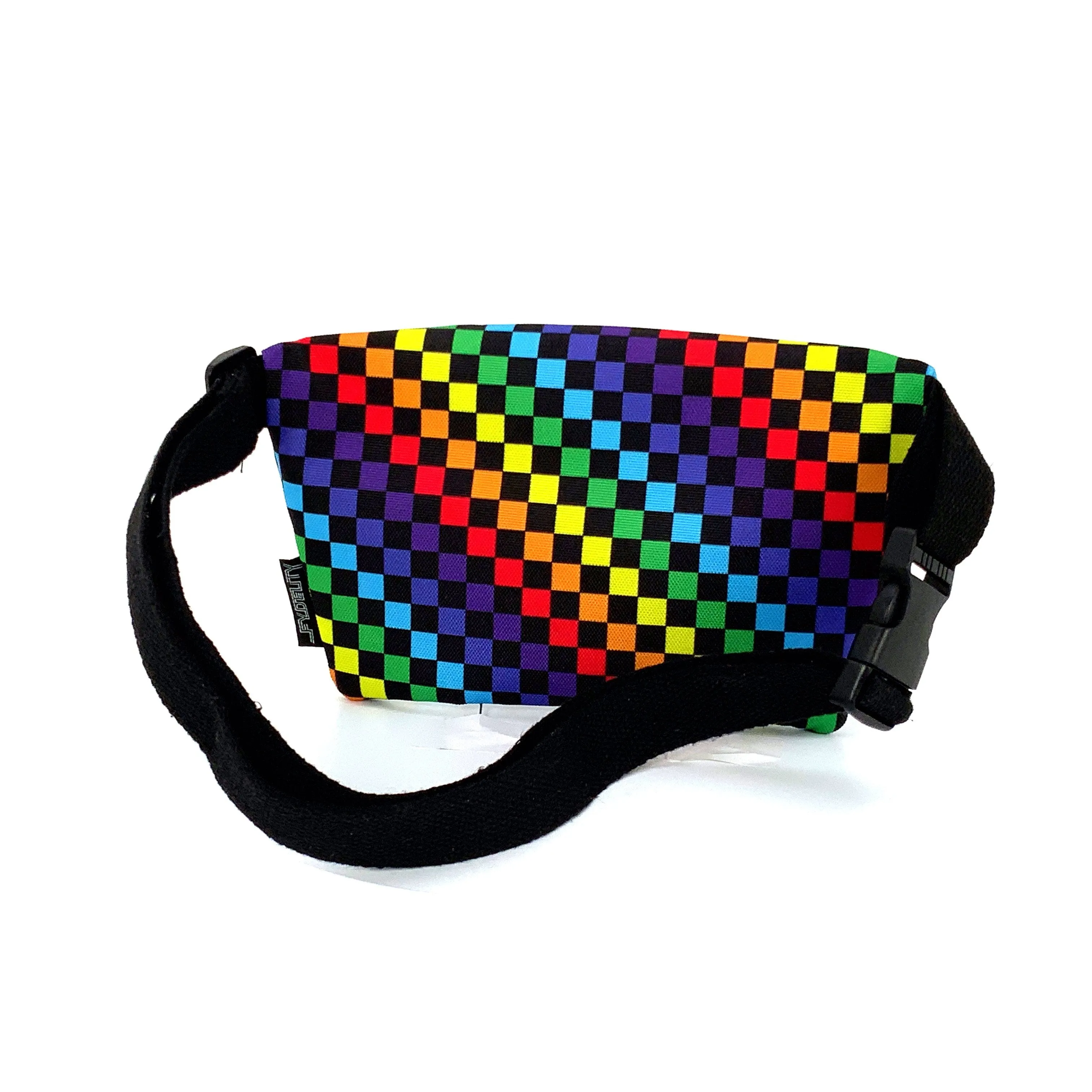 Fanny Pack | Slim |INDY RAINBOW BLACK