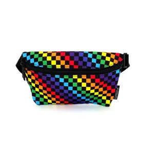 Fanny Pack | Slim |INDY RAINBOW BLACK