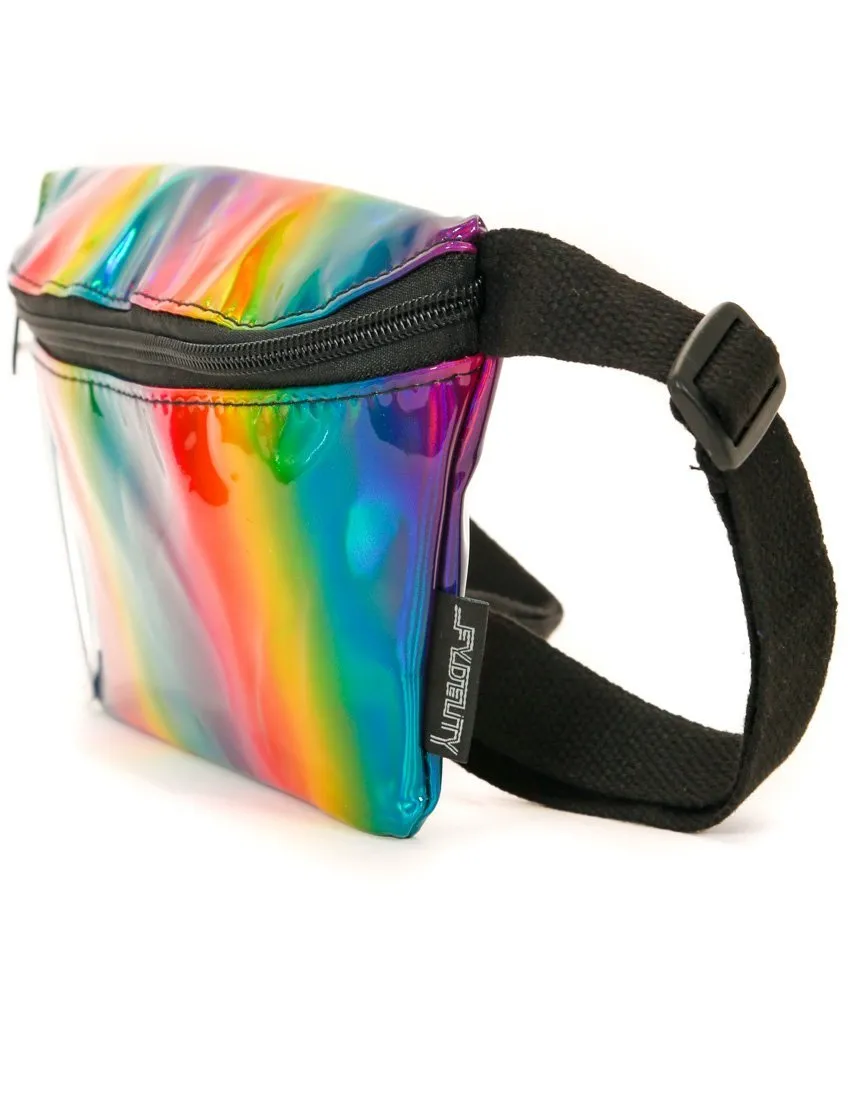 Fanny Pack | Slim |METALLIC Rainbow