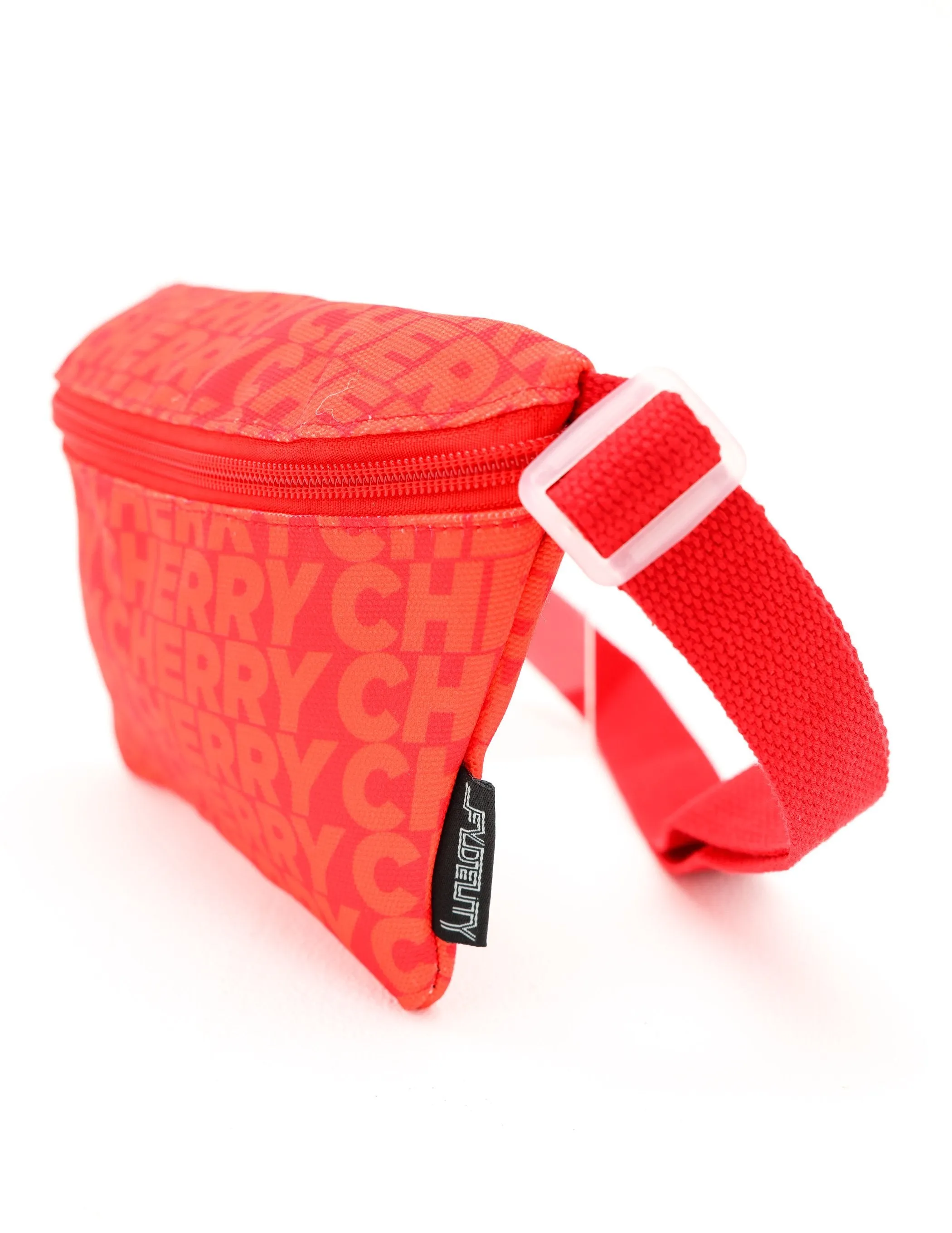 Fanny Pack | Slim |"Bite" Cherry Red