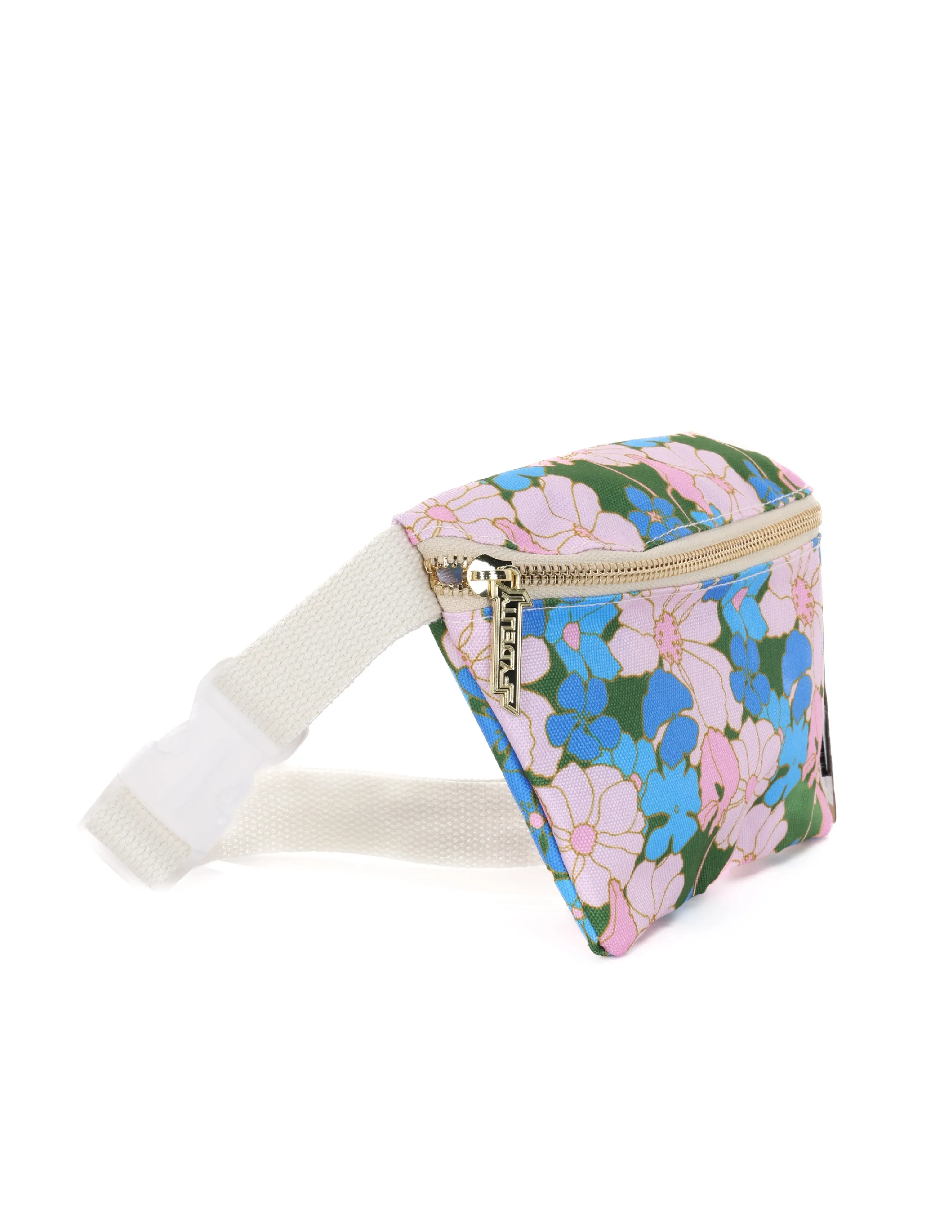 Fanny Pack | Slim | Recycled RPET | Floral Pink Blue