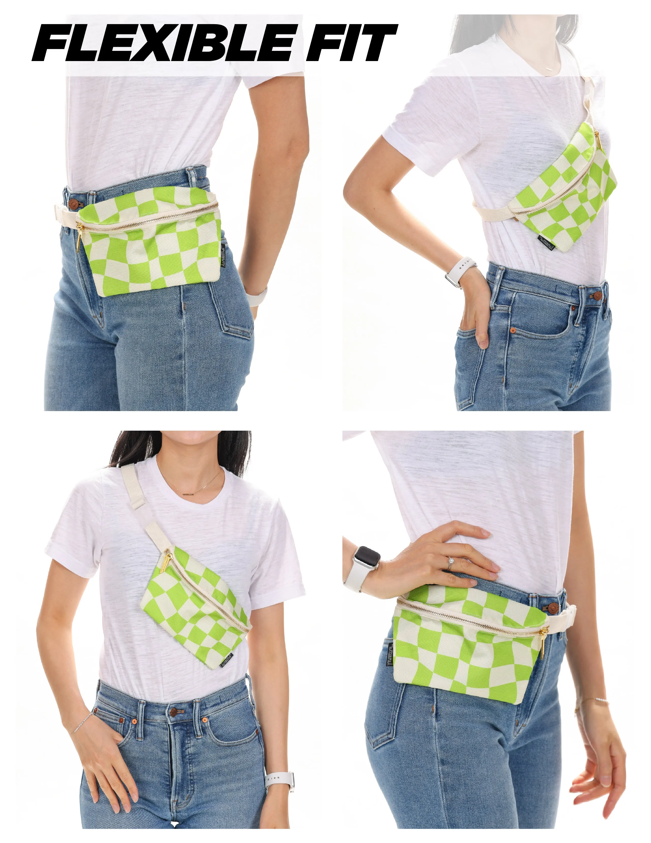 Fanny Pack | Slim | Recycled RPET | Groovy Green