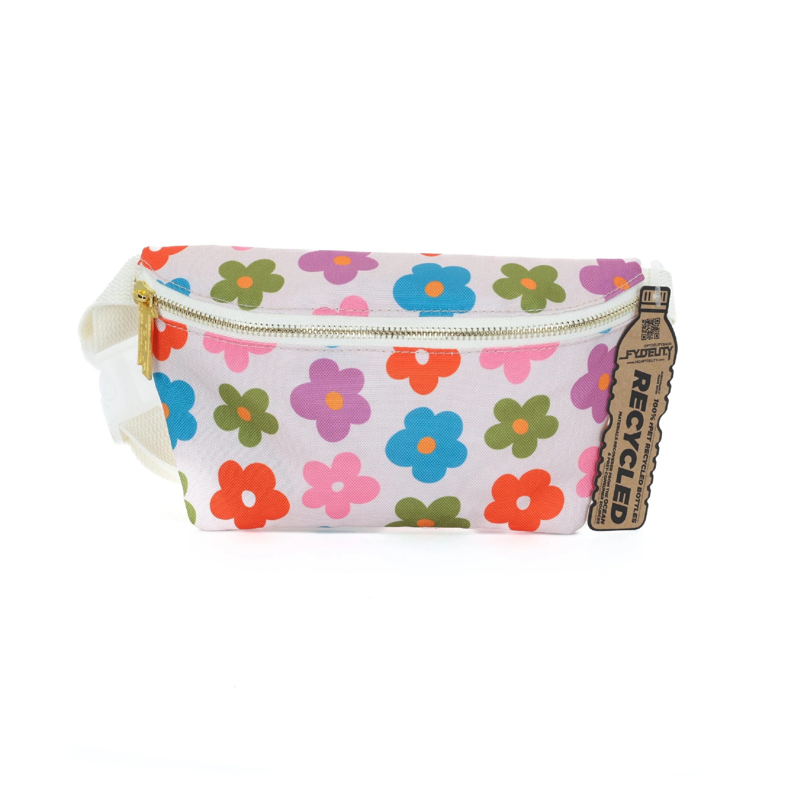 Fanny Pack | Slim | Recycled RPET | Multi-Poppy