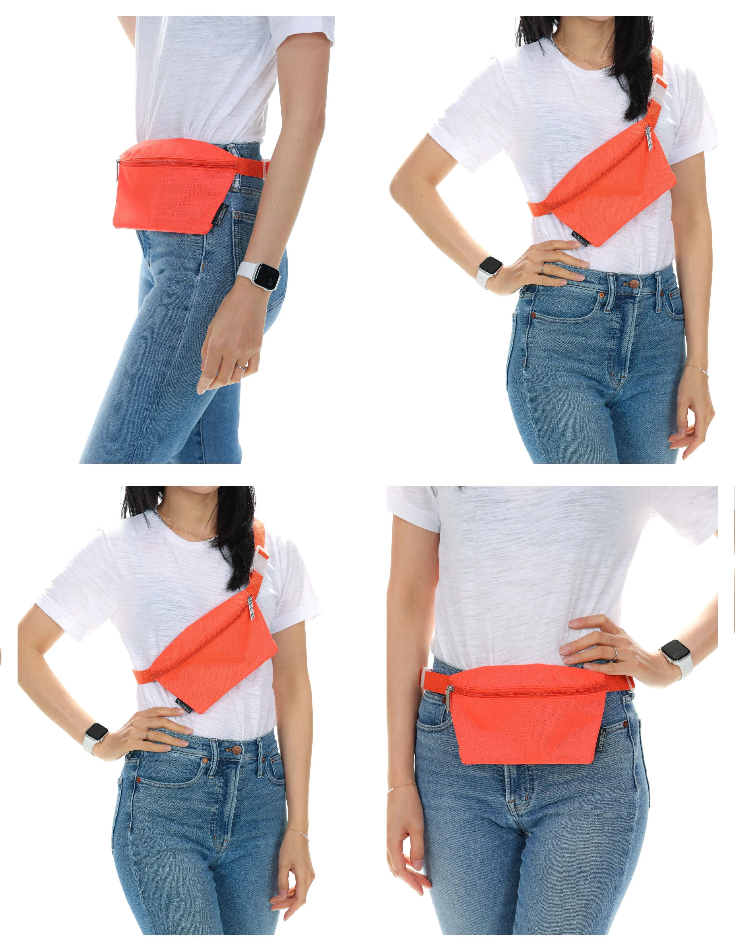 Fanny Pack | Slim | Recycled RPET | Neon Red