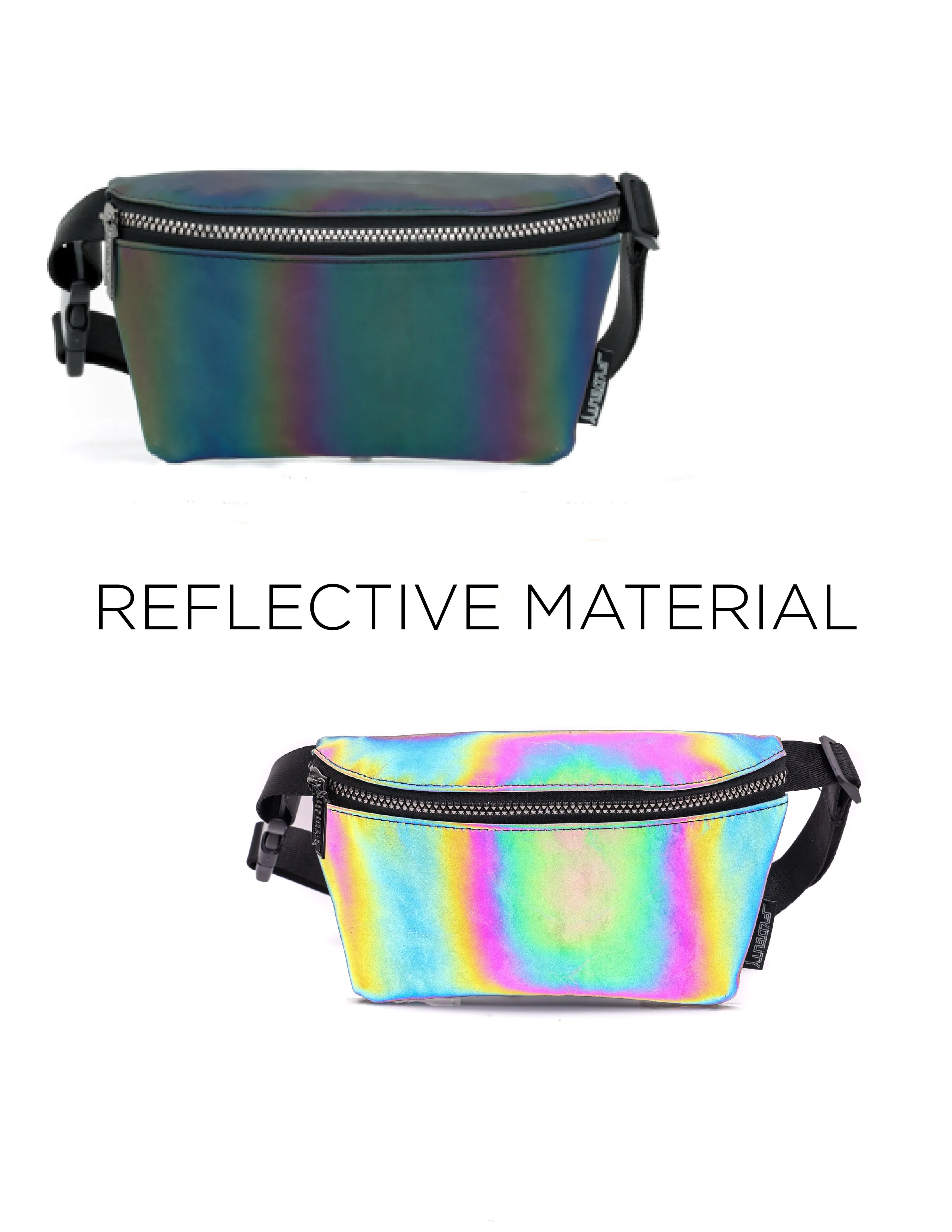 Fanny Pack | Slim | REFLECTIVE Rainbow