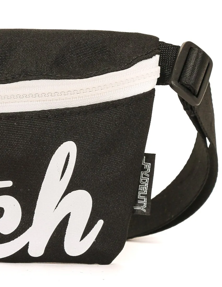 Fanny Pack | Slim |WERDS Bitch Black & White