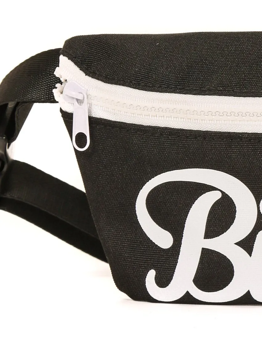 Fanny Pack | Slim |WERDS Bitch Black & White