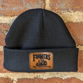 Farmers Keep America Growing BLACK Baby Beanie Farm Apparel