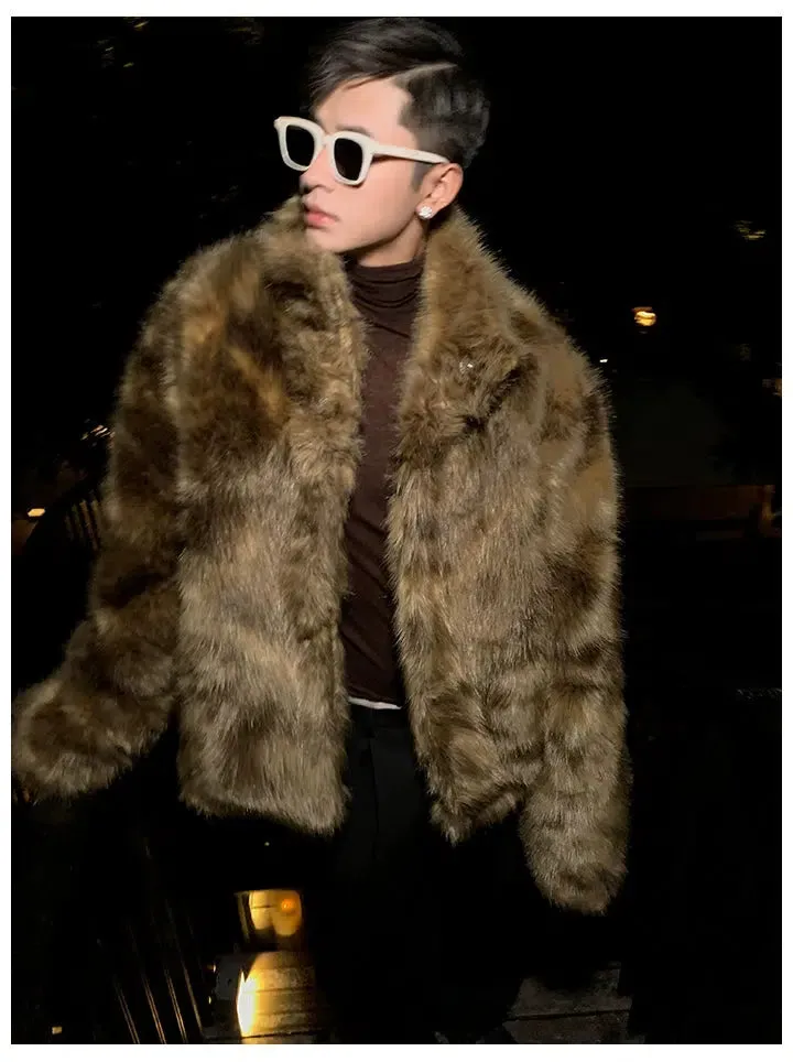 Faux Fur Mink Coat