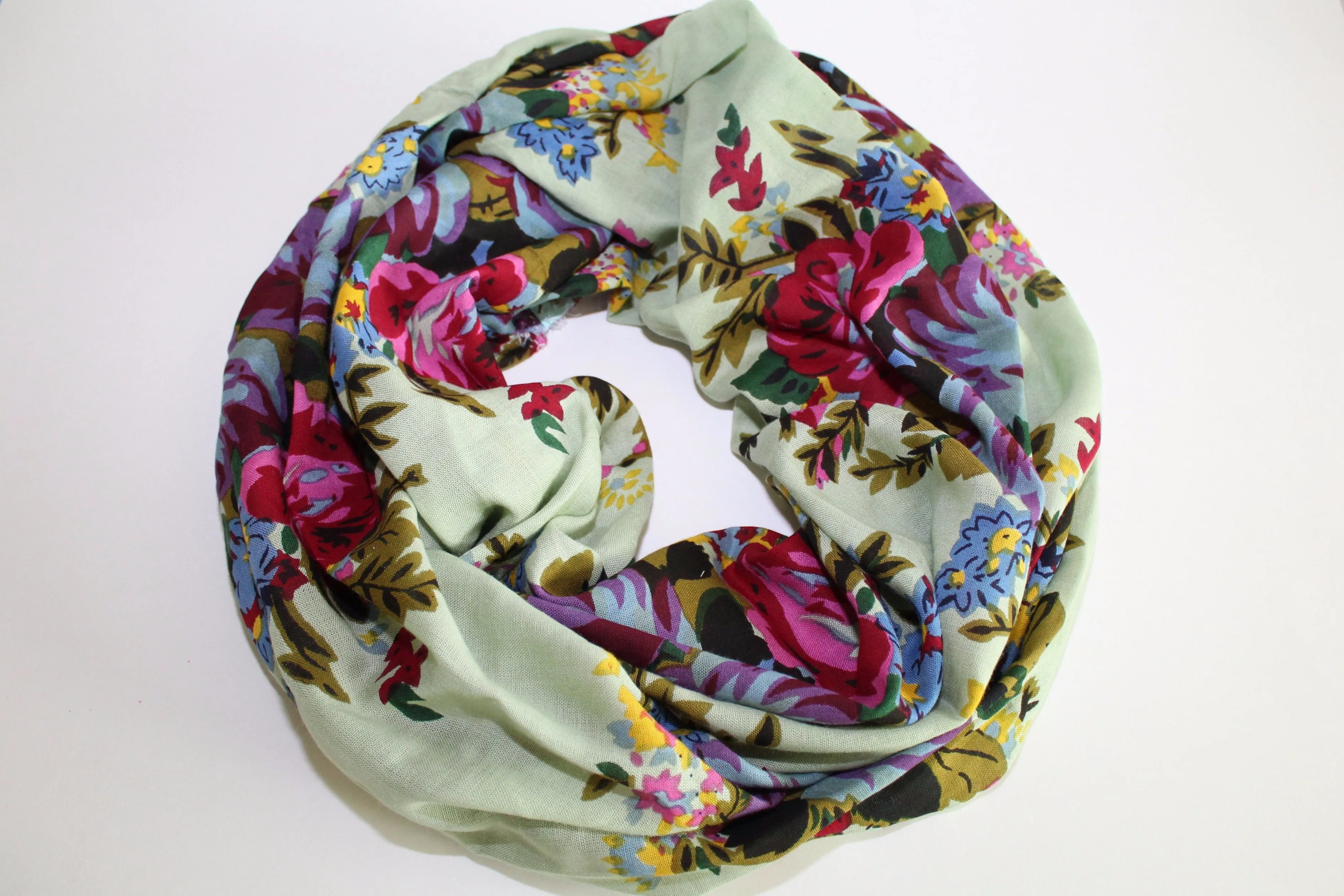 Floral Infinity Scarf