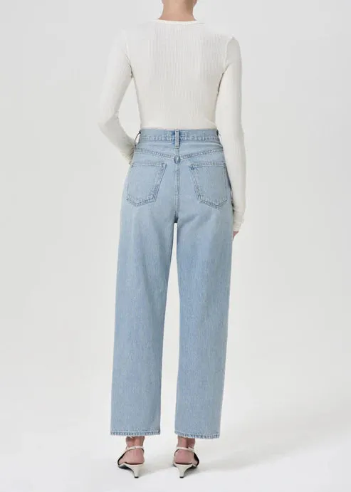 Fold Waistband Jean