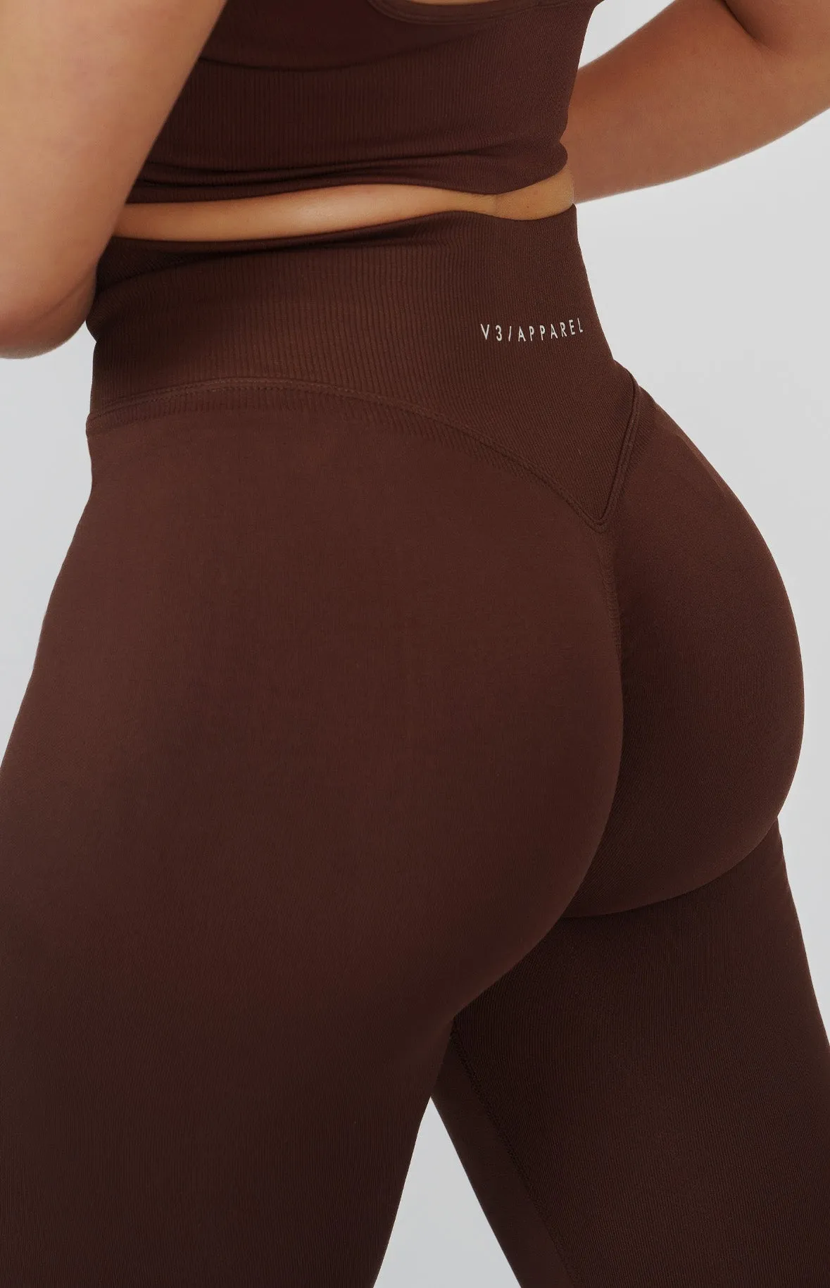 Form Seamless Scrunch Leggings - Chestnut Brown