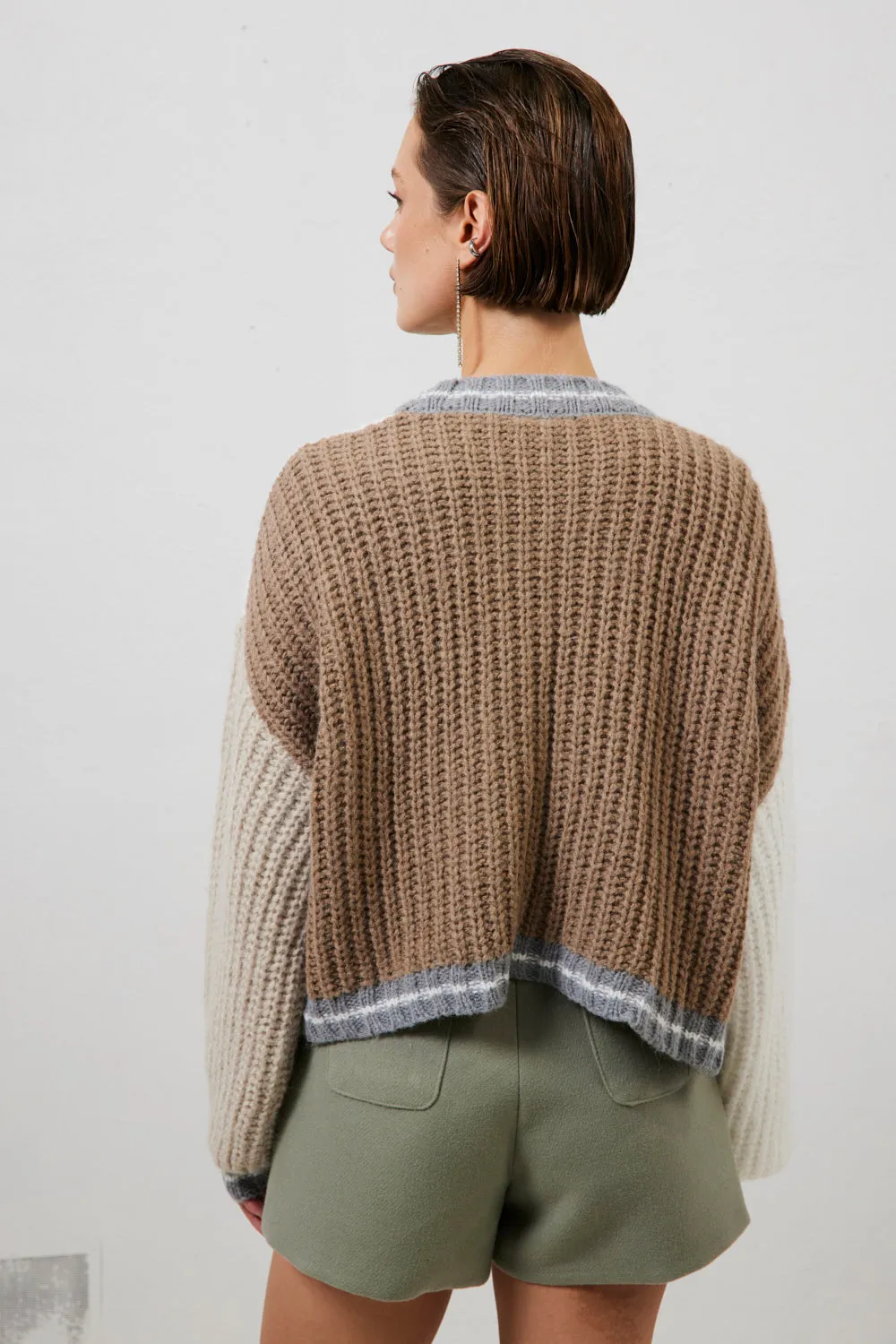 Franca Knit Cardigan Natural