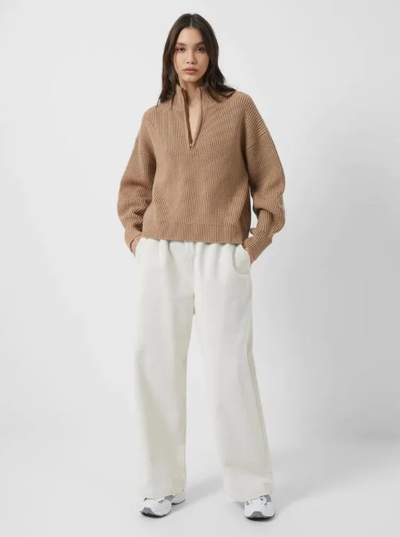 French Connection Lydia Half Zip Mock Neck Jumper 78TBD