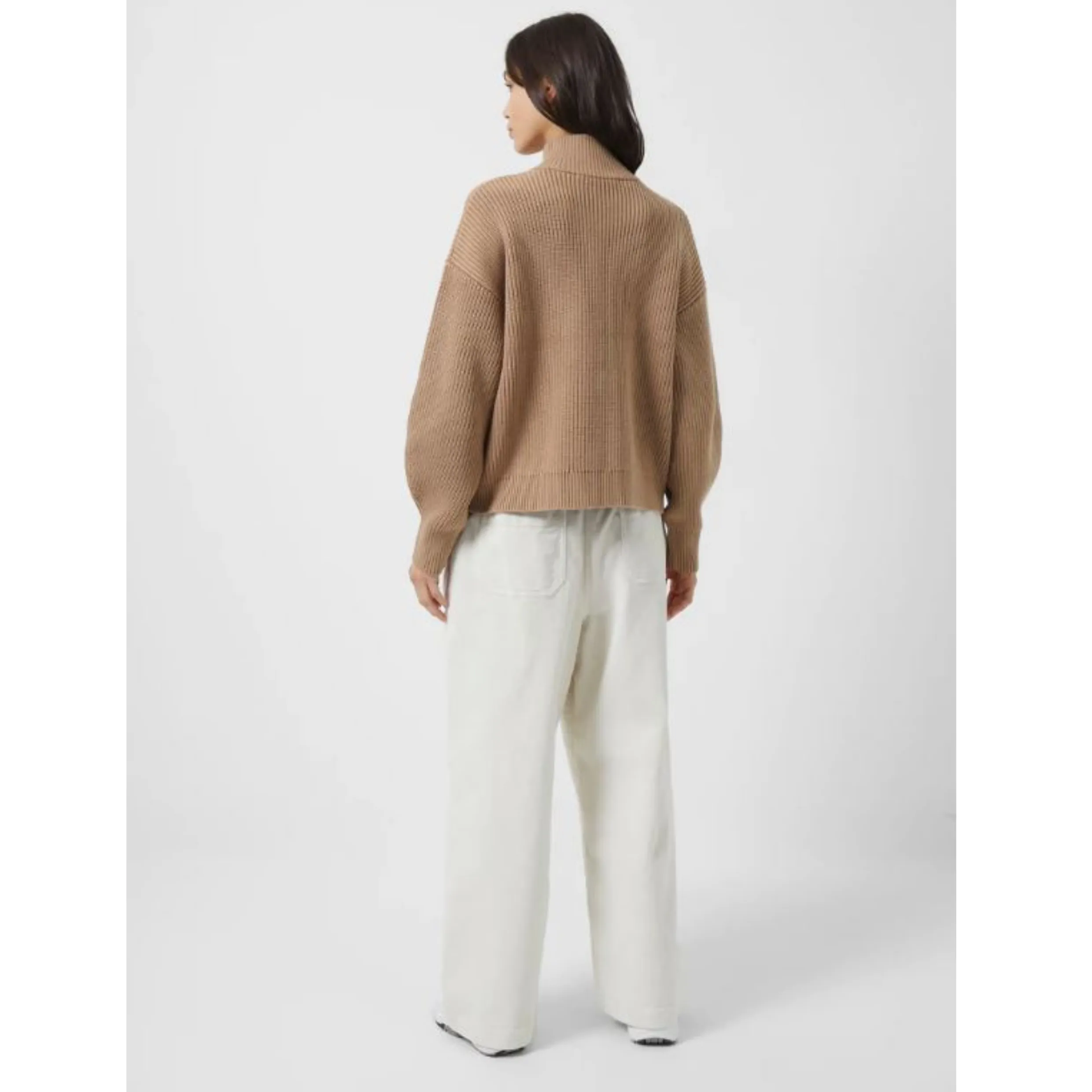 French Connection Lydia Half Zip Mock Neck Jumper 78TBD