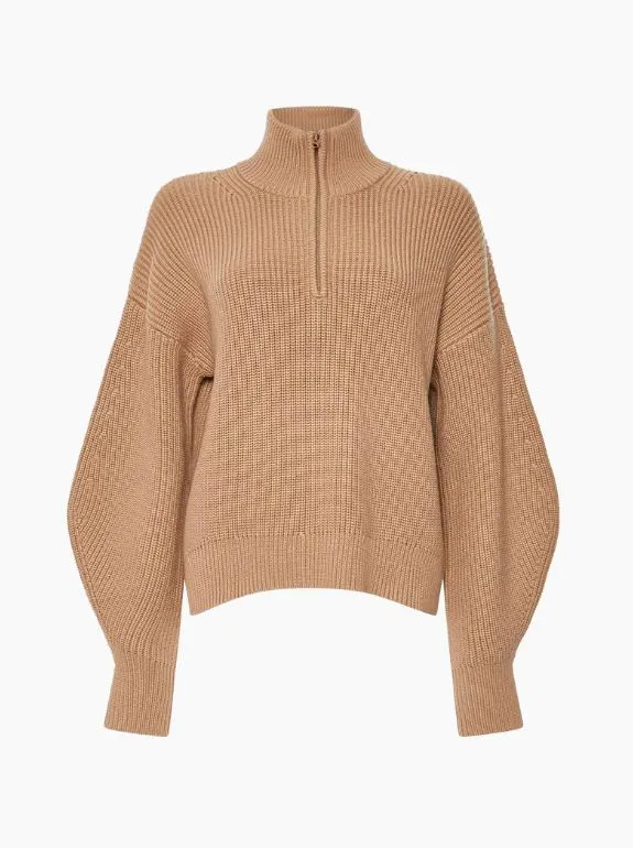 French Connection Lydia Half Zip Mock Neck Jumper 78TBD