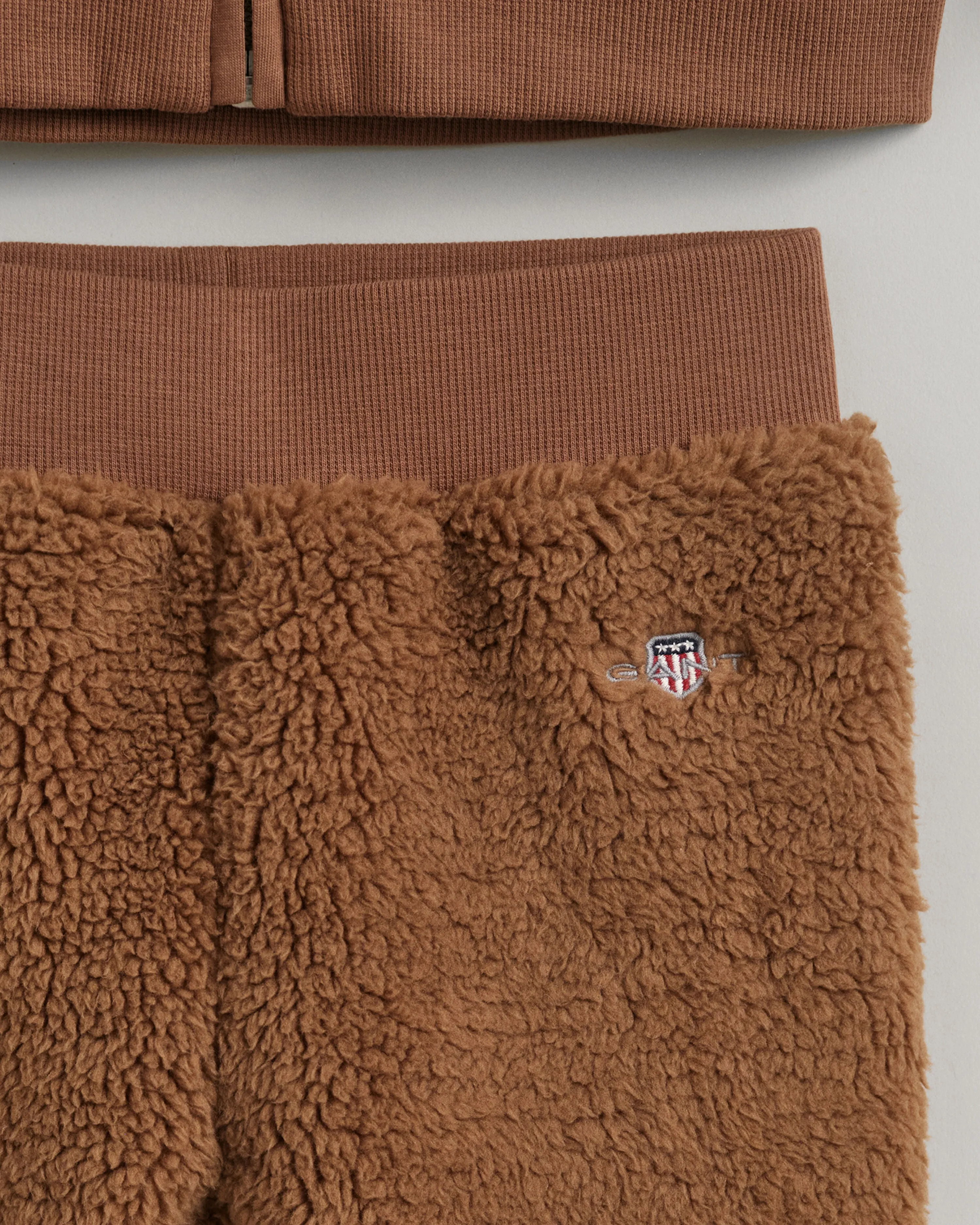 Gant - Cocoa brown fleece jogging set