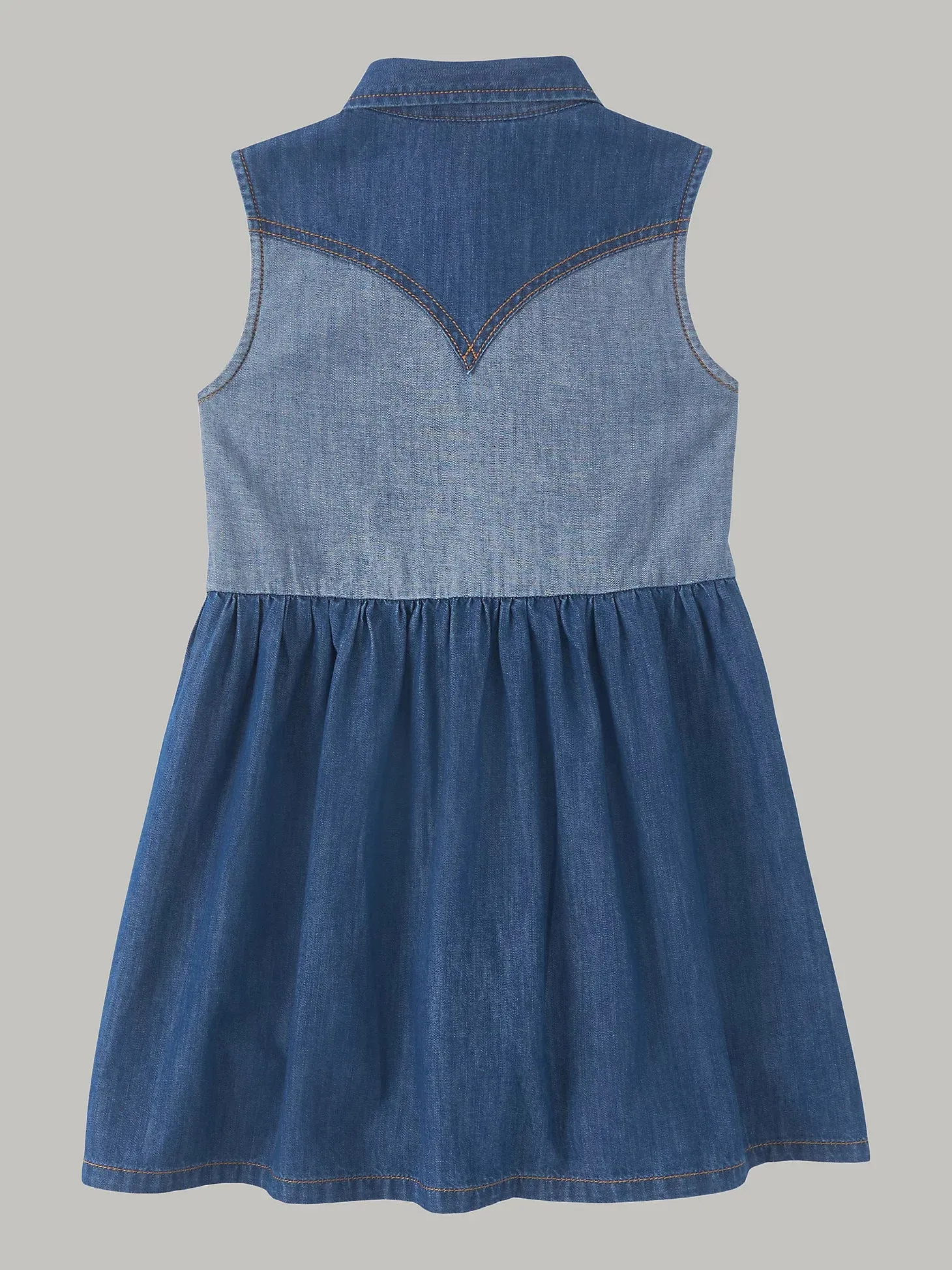 Girl's Wrangler Denim Sleeveless Dress