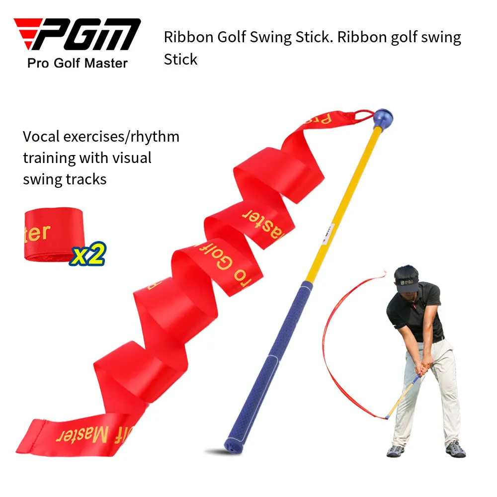 Golf Swing Trainer For Kids - Practice With Colourful Ribbon