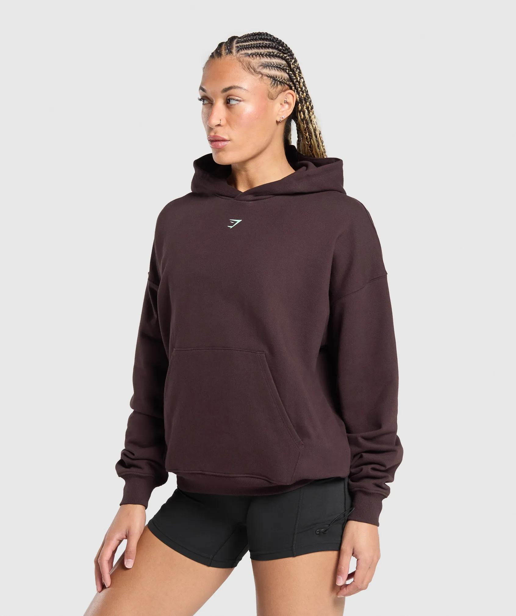 Gymshark Strength In Numbers Hoodie - Heritage Brown