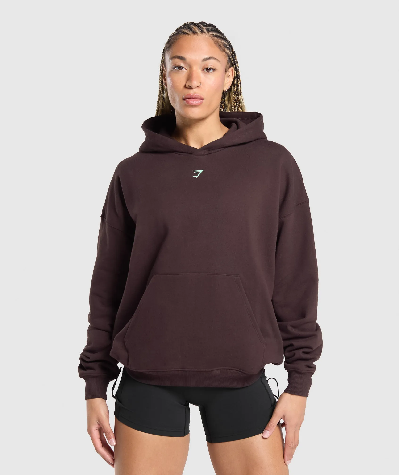 Gymshark Strength In Numbers Hoodie - Heritage Brown