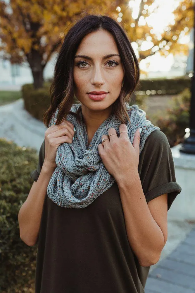 Hold Me Close Marbled Infinity Scarf