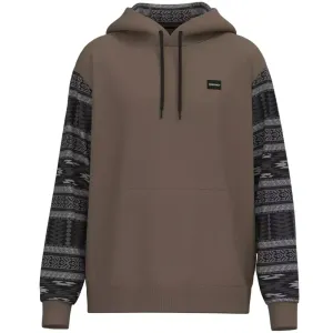 HOOey "Summit" (Brown/Black/Grey Aztec) - Men's Hoodie Sweatshirt