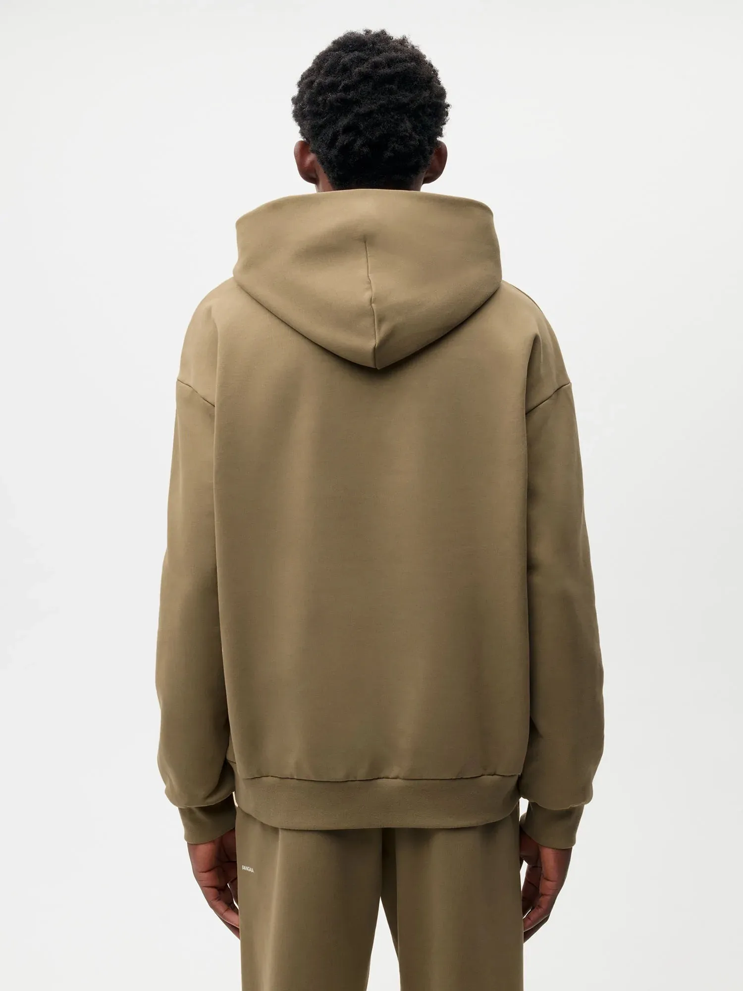 In Conversion Cotton Hoodie—terra brown