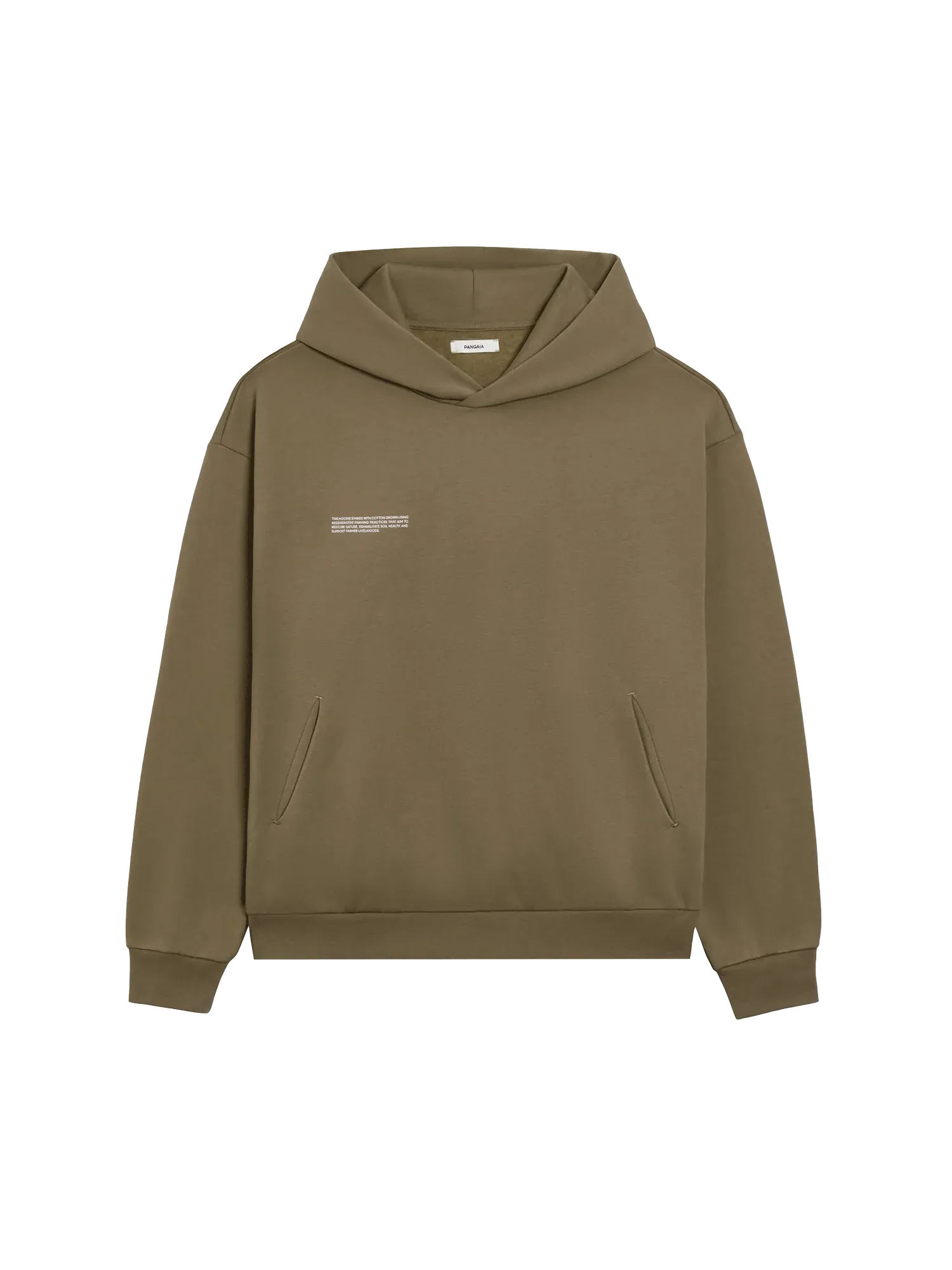 In Conversion Cotton Hoodie—terra brown